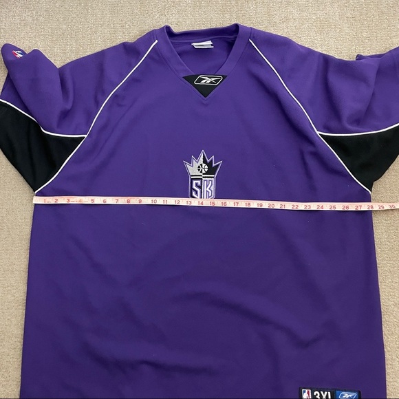 Sacramento Kings Reebok Warm Up Shirt Size 3XL NBA - Picture 8 of 9